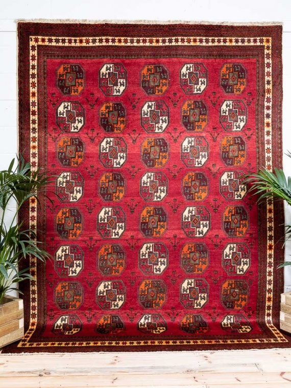12011 Persian Tribal Kurdi Gouchan Carpet 226x301cm (7.5 x 9.10ft)