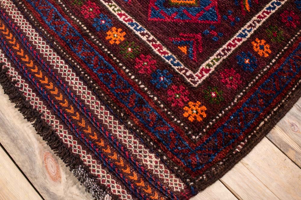 10962 Tribal Afghan Baluch Vintage Rug 70x100cm (2.3 x 3.3ft)