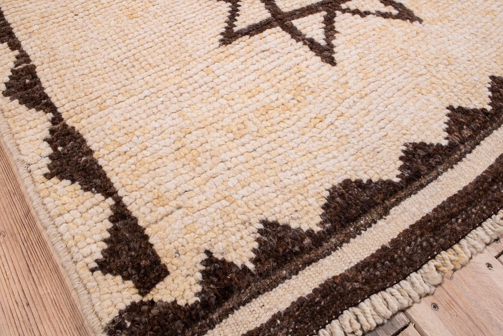 11157 Vintage Kurdish Herki Carpet Runner Rug 107x340cm (3.6 x 11.1)