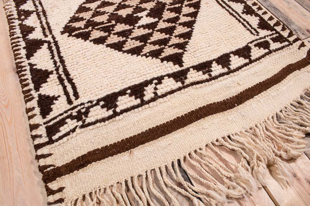 11161 Vintage Kurdish Herki Carpet Runner Rug 79x536cm (2.7 x 17.7ft)