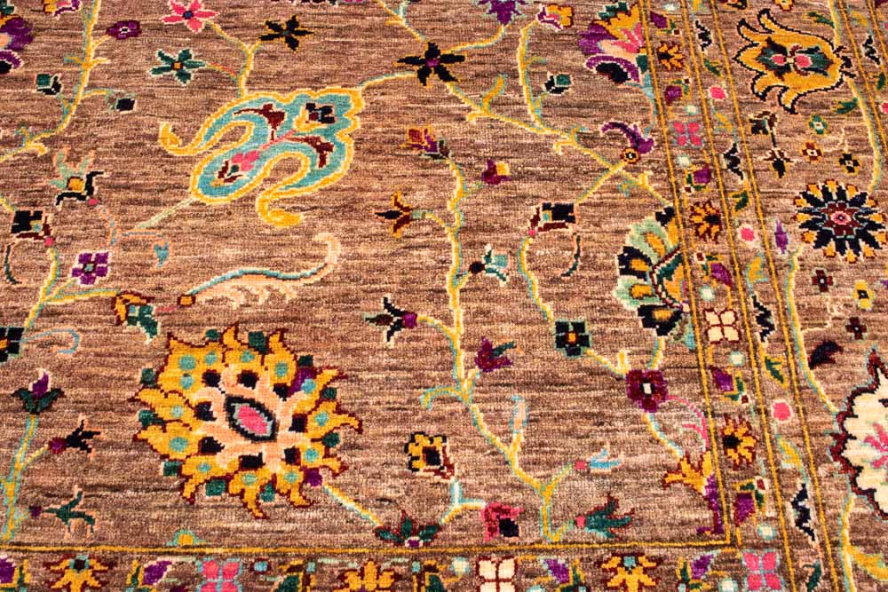 11286 Fine Afghan Sultan Carpet 202x300cm (6.7 x 9.10ft)