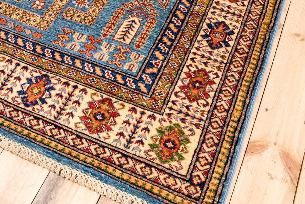 11298 Fine Afghan Kazak Rug 173x245cm (5.8 x 8.0ft)