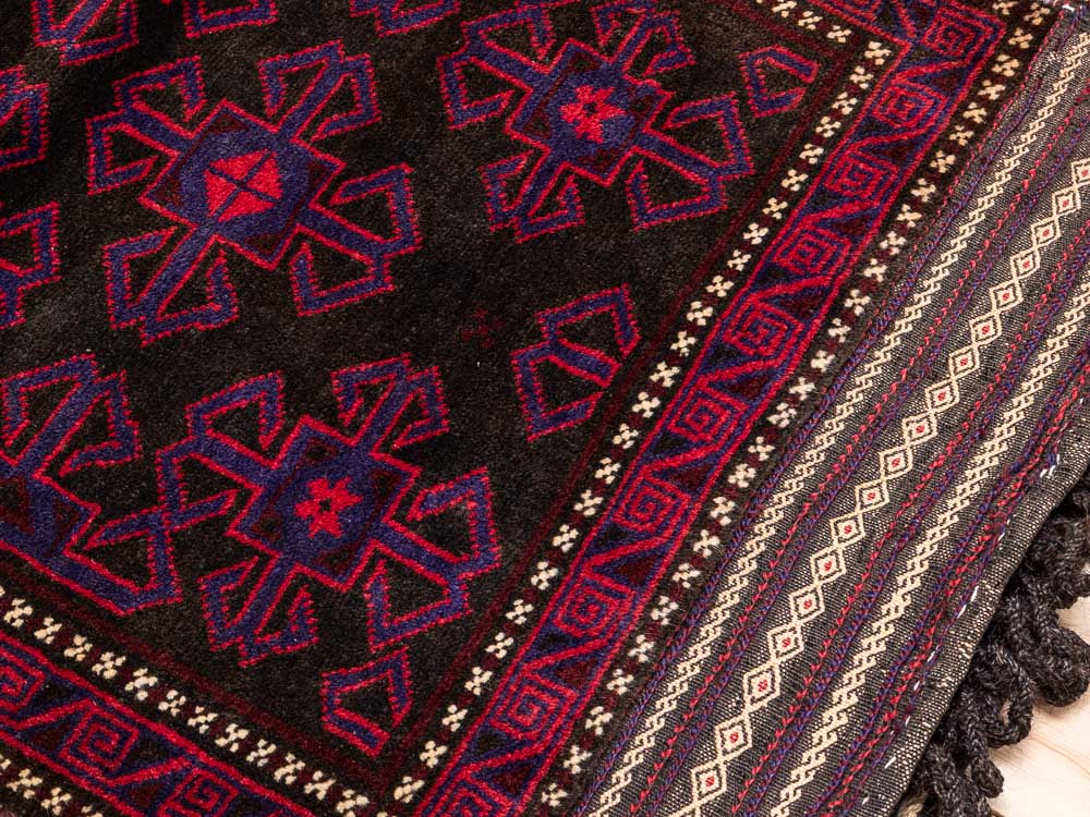 11934 Afghan Baluch Floor Cushion 68x120cm (2.2 x 3.11ft)