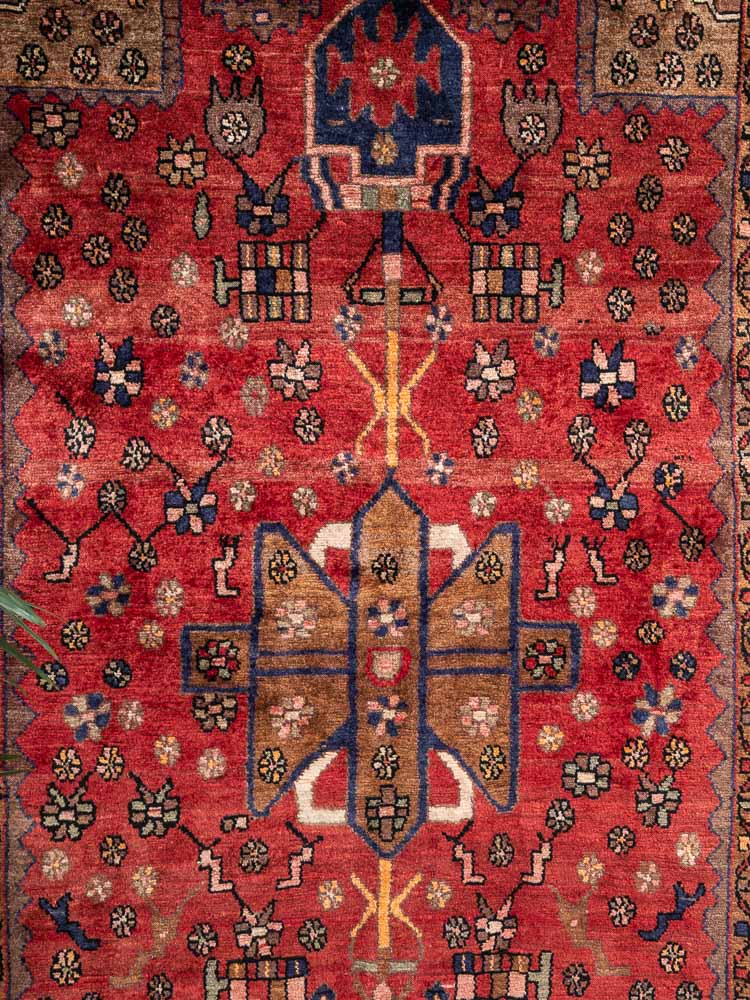 11968 Persian Nahavand Hamadan Rug 117x179cm (3.10 x 5.10ft)