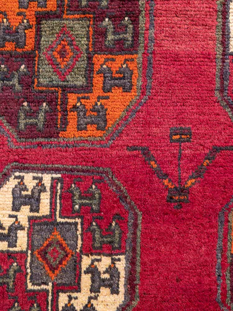 12011 Persian Tribal Kurdi Gouchan Carpet 226x301cm (7.5 x 9.10ft)