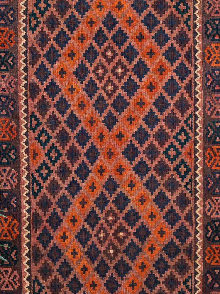 12022 Fine Afghan Ghalmouri Kilim Rug 155x253cm (5.1 x 8.3ft)