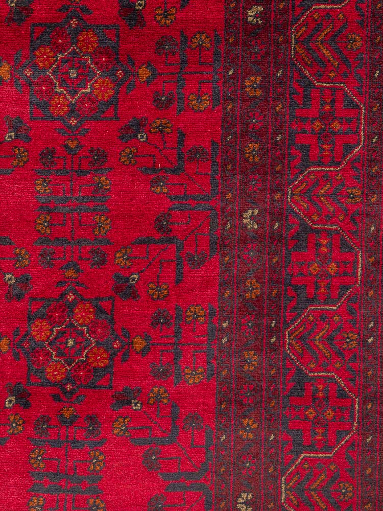 12033 Fine Afghan Khal Mohammedi Rug 152x202cm (4.11 x 6.7ft)