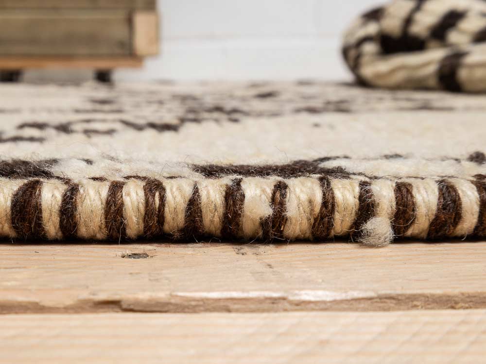 12209 Vintage Kurdish Herki Carpet Runner Rug 98x380cm (3.2 x 12.5ft)