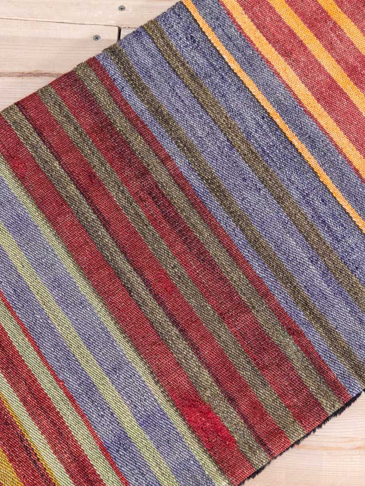 12364 Turkish Cal Vintage Carpet Floor Cushion 46x96cm (1.6 x 3.1ft)