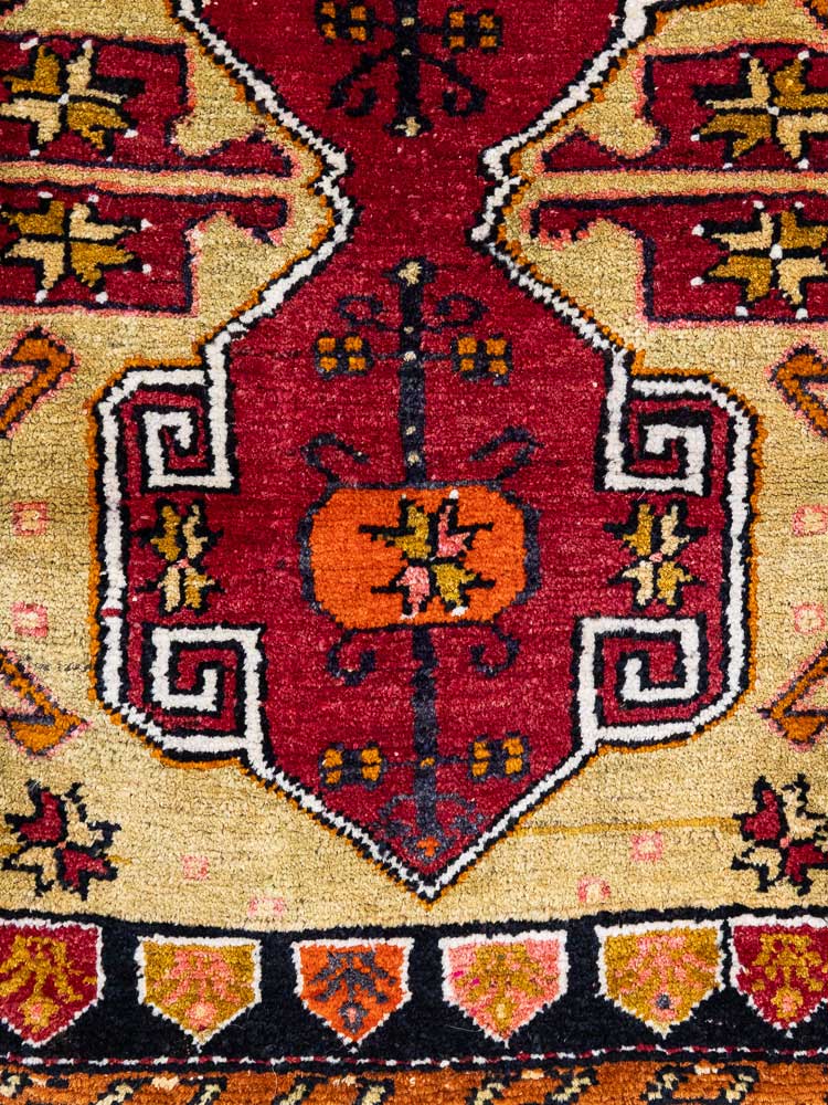 12365 Turkish Cal Vintage Carpet Floor Cushion 60x110cm (1.11 x 3.7ft)