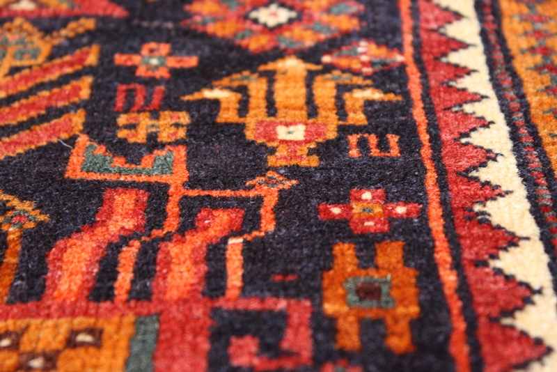 5928 Oriental Mashad Baluch Persian Rug 101x190cm (3.3 x 6.2ft)