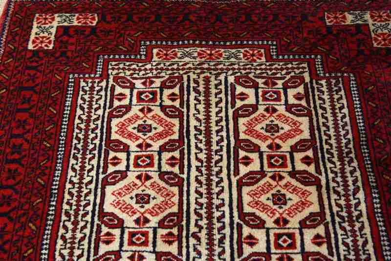 6003 Mashad Baluch Persian Rug 96x199cm (3.1 x 6.6ft)