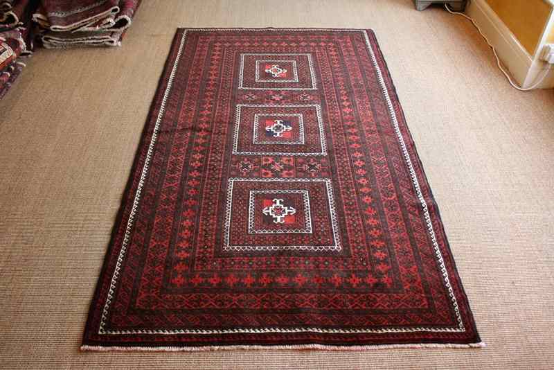 6010 Persian Rug from Mashad 124x217cm (4.0 x 7.1ft)