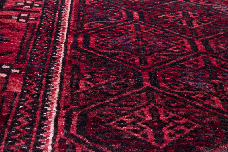 8918 Persian Mashad Baluch Oriental Rug 98x183cm (3.2 x 6ft)