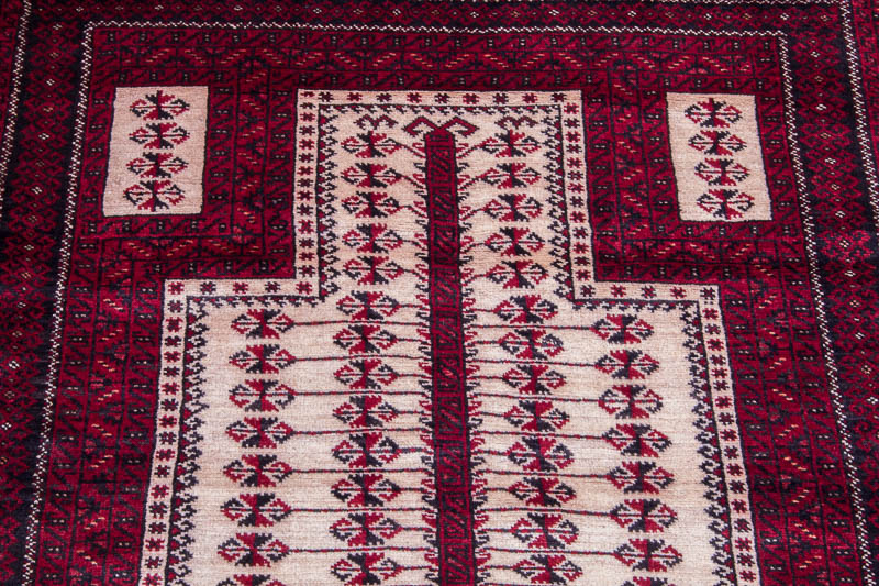 8920 Persian Mashad Baluch Oriental Rug 97x149cm (3.2 x 4.10ft)
