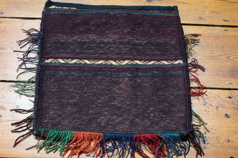 CC1273 Afghan Baluch Carpet Cushion Cover 44x45cm (1.5 x 1.5ft)