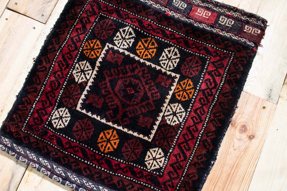 CC1413 Tribal Afghan Baluch Carpet Cushion Cover 52x60cm (1.8 x 1.11ft)