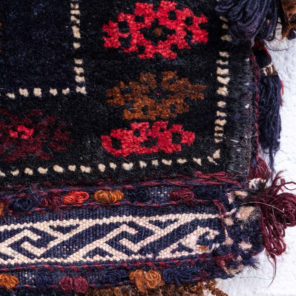 CC1468 Tribal Afghan Baluch Carpet Cushion Cover 39x40cm (1.3 x 1.3ft)