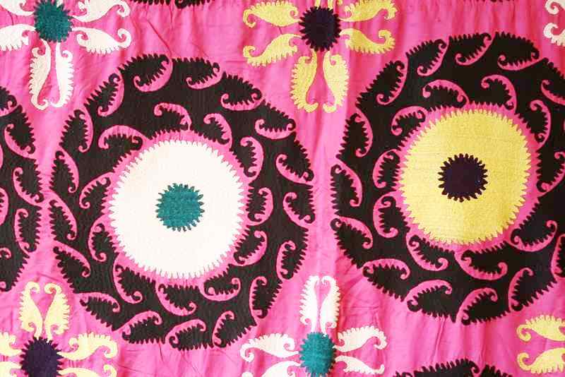 SUZ660 Suzani Embroidery from Uzbekistan 234x322cm