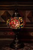 (TM14-T) Large Tiffany Turkish Mosaic Electric Glass Table Lamp
