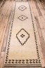 11160 Vintage Kurdish Herki Carpet Runner Rug 100x403cm (3.3½ x 13.2½ft)