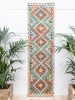 11999 Afghan Vegetable Dyed Kilim Runner Rug 59x203cm (1.11 x 6.8ft)