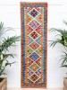 12004 Afghan Vegetable Dyed Kilim Runner Rug 61x190cm (2 x 6.2½ft)