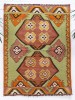 9096 Vintage Turkish Kilim Rug - Mut 90x119cm (2.11 x 3.11ft)
