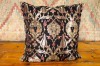 Medium Black Ottoman Turkish Tulip Cushion Cover 68x68cm