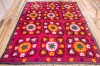 SUZ873 Large Vintage Uzbek Suzani Embroidery 232x308cm (7.7 x 10.1ft)