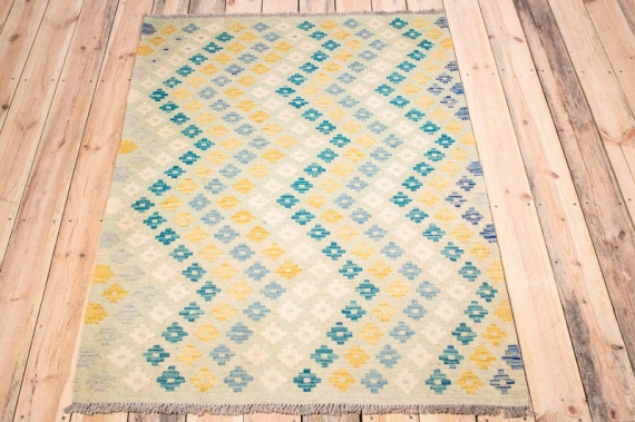 10223 Afghan Vegetable Dyed Kilim Rug 106x148cm (3.5 x 4.10ft)