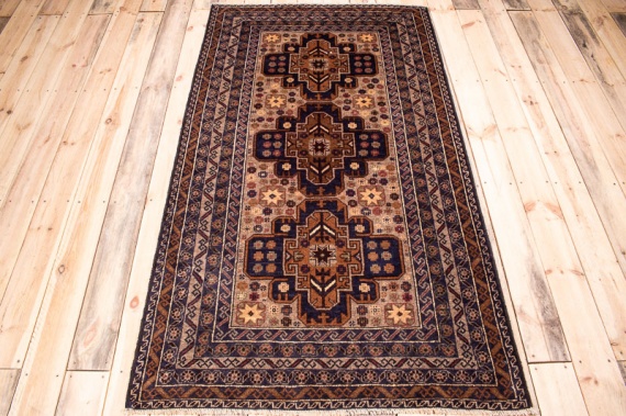 10272 Afghan Baluch Rug 111x193cm (3.7 x 6.4ft)