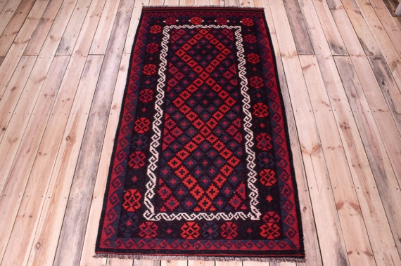 10524 Fine Afghan Ghalmouri Kilim Rug 107x213cm (3.6 x 6.11½ft)