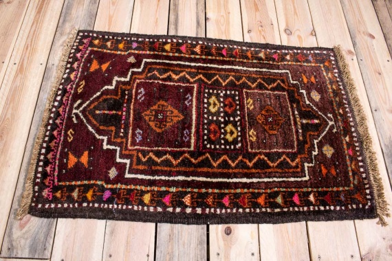 10682 Small Turkish Sivas Rug 65x94cm (2.1 x 3.1ft)