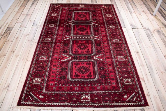 10893 Persian Mashad Baluch Rug 171x267cm (5.7 x 8.9ft)