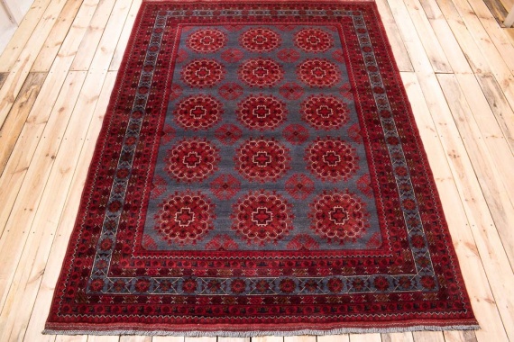 10988 Fine Afghan Khal Mohammedi Rug 180x246cm (5.10 x 8.1ft)