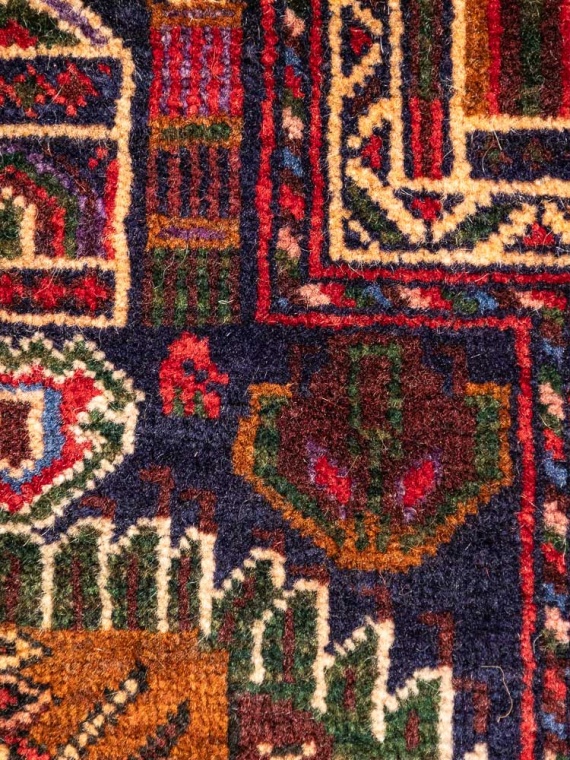 Small Vintage Afghan Baluch Rug 47x84cm - Prayer Rug Design