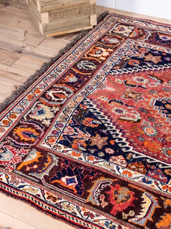 Tribal Top Quality Persian Oriental Kashkuli Qashgai Carpet 155x241cm