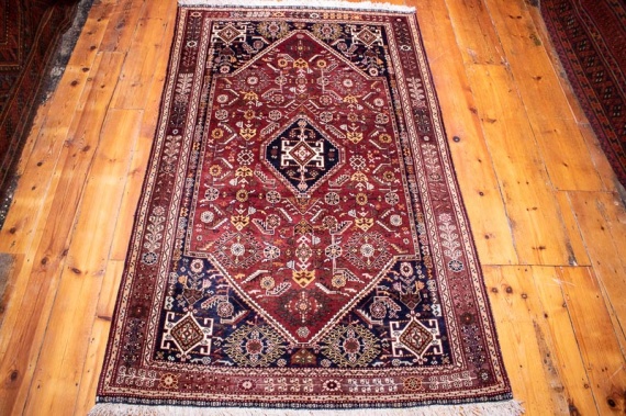 4894 Persian Koohi Qashqai Oriental Rug 120x196cm (3.11 x 6.5ft)