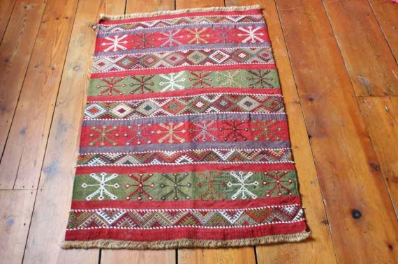 7799 Turkish Sivas Kilim Rug 73x109cm (2.4 x 3.7ft)