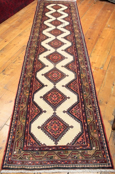 8484 Persian Chenar Oriental Carpet Runner 85x329cm (2.9½ x 10.9½ft)