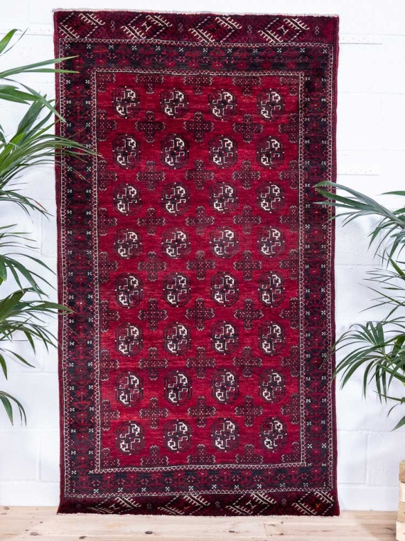 5928 Oriental Mashad Baluch Rug 101x190cm (3.3½ x 6.2½ft)