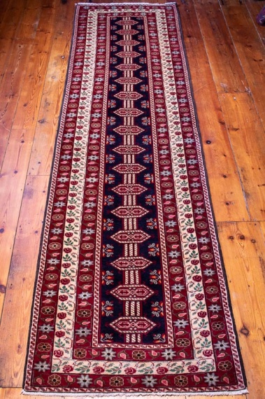 9449 Persian Baluch Runner Rug 86x316cm (2.10 x 10.4ft)