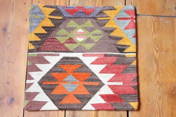 KC1260 Turkish Kilim Cushion Cover 40x40cm