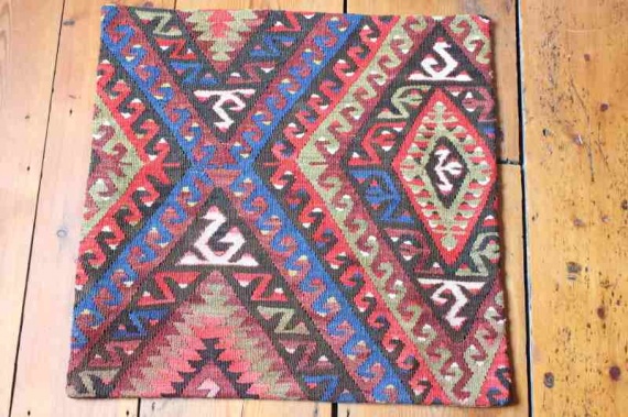 KC1293 Turkish Kilim Cushion Cover 50x50cm