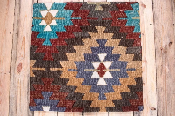 KC2049 Turkish Kilim Cushion Cover 60x60cm