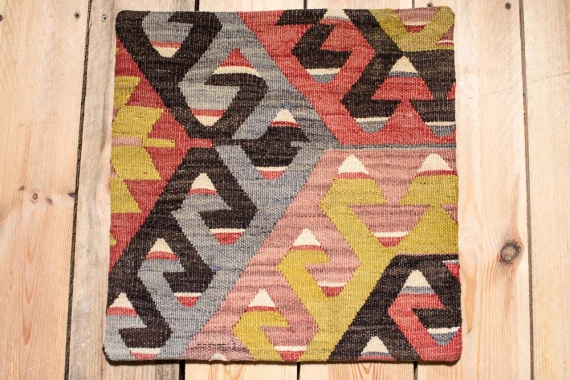 KC2089 Turkish Kilim Cushion Cover 40x40cm