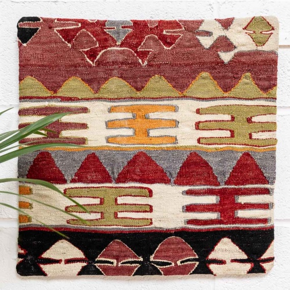 KC2199 Turkish Kilim Cushion Cover 50x50cm