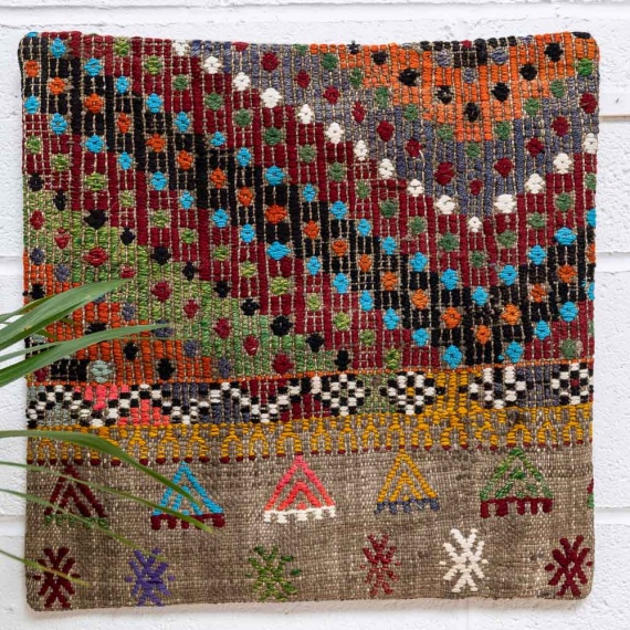 KC2206 Turkish Kilim Cushion Cover 50x50cm