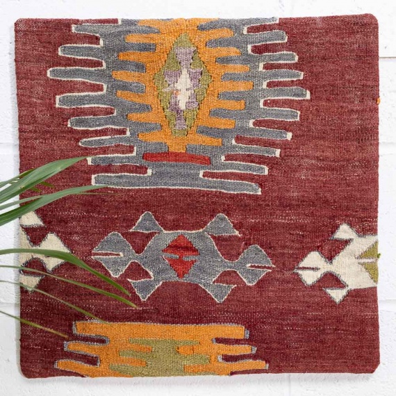 KC2207 Turkish Kilim Cushion Cover 50x50cm